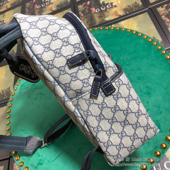 GUCCI古馳 新款女包 271327 進口牛皮 原廠五金 藍色 百搭款 雙肩背包  ydgq3212